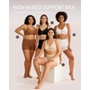 Gailife Bras for Women No Underwire Jelly Bras Wave Wireless