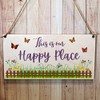 Second Ave This Is Our Happy Place Wooden Hanging Gift
