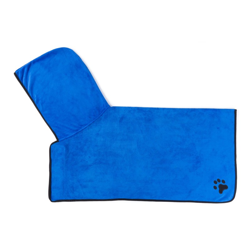 Premium Dog Bathrobe, Quick Dry Microfibre Pet Towel Coat, Ultra-Absorbent,
