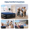 CHERIMOR Queen Air Mattress with Built in Pump, 18" Raised