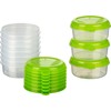 MiraHome food storage containers, freezer containers, green, Austrian quality