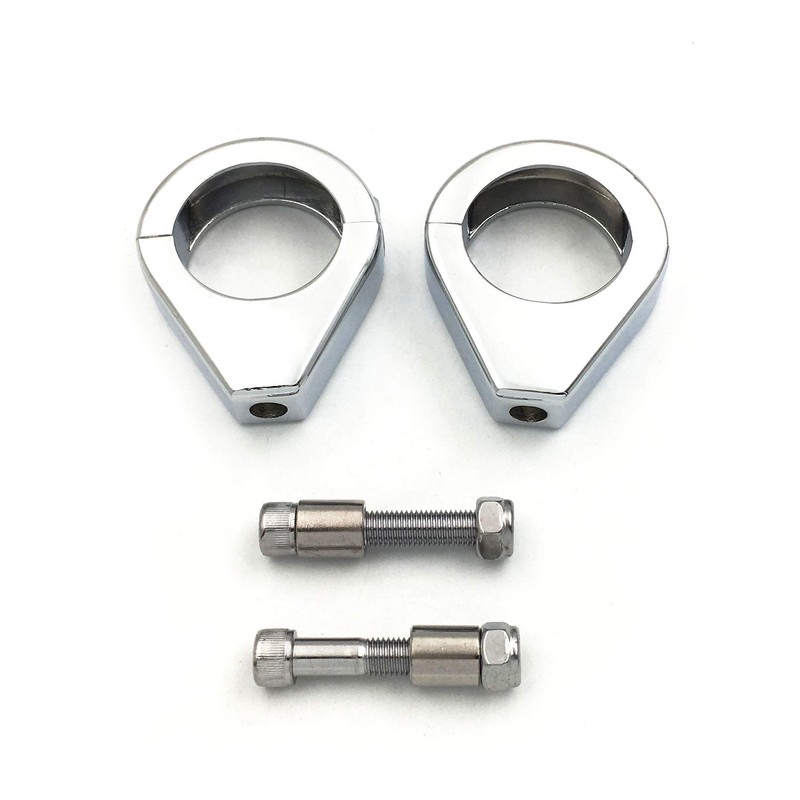 HTT- Motorcycle Fork Clamp Turn Signal Clamps for Harley Softail