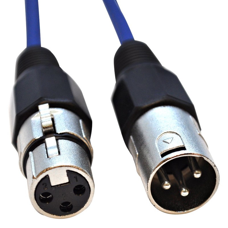 SEISMIC AUDIO - SAXLX-25-6 Pack of 25' Multiple Color XLR