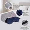 2 PCS Eye Mask, 1 PCS Weighted Sleep Mask, Soothing