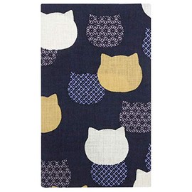 HAMAMONYO Tenugui 'Japanese Traditional Patterns -Cat'