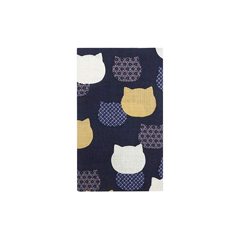 HAMAMONYO Tenugui 'Japanese Traditional Patterns -Cat'