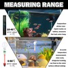 2 Aquarium Thermometer and 3 Aquarium Thermometer Stickers, Suction Cup
