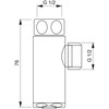 Ideal Standard Plus F2605AA Drain Valve for Shower Hose Chrome-Plated