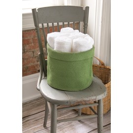 Heritage Lace Mode Crochet 12x12 Round Basket