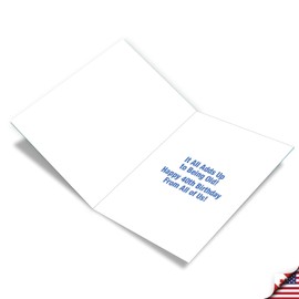 NobleWorks - 40th Jumbo Birthday Greeting Card (8.5 x 11 Inch) - Funny Card for 40 Year Olds, Milestone Notecard from All of Us - Age Equation 40 J7196MBG-US