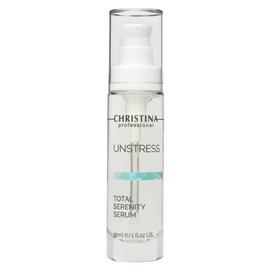 Christina Unstress Total Serenity Calming Serum for Face - 30ml - Instantly Relieves, Reduces and Rebalances Stressed Skin - Soothing Serum for Combination, Dry, Normal, Oily & Sensitive Skin Types