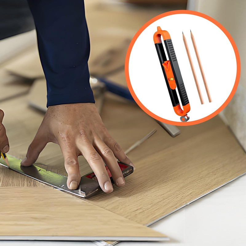 7 Piece Scribe Tool Kit, Durable Metal Scribing Tool and