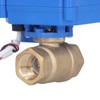 Electric Ball Valve BSP Brass Motorized Mini DN15 1/2in DC9~24V