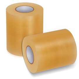 Pangda 2 Rolls 3 or 4 Inch x 65.6 ft Wrestling Mat Tape Carpet PVC Rug Gym Mat Tape 7 Mil for Gym Wrestling Grappling Exercise Seaming Home Gymnastics Jiu Jitsu Floor(3" X 65.6',Clear)