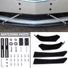 DREAMIZER Universal Front Bumper Lip Strut Rod Spoiler Wing Wide