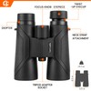 12x50 HD Binoculars for Adults High Powered, Super Bright BAK4