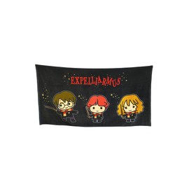 Groovy Uk Towel, Cotton, Black, One Size