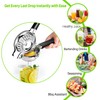 Lemon Squeezer Tuiswo Stainless Steel LARGE Manual Citrus Juicer, Durable