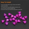 Powlankou 20 Pieces 6#-32 Computer Case Screws, Anodized Aluminum Thumbscrews,