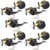 Probrico Exterior Door Lock Set Bronze Front Door Lock, Exterior