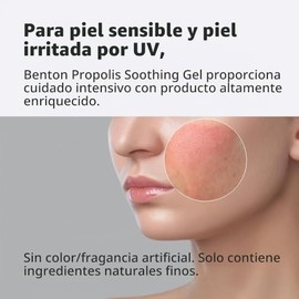 BENTON gel calmante con aloe y propleo - hidratante facial ligero para piel sensible - 100 ml skincare coreano                                        