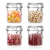 ButterMelt Glass Food Storage Jars with Airtight Lids 10 oz