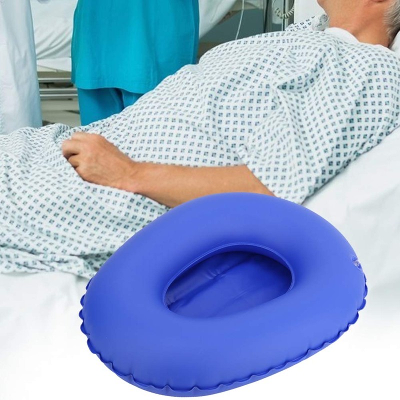 Air Bedpan, Bed Pan, Premium PU Inflatable Bedpan Bed Potty,
