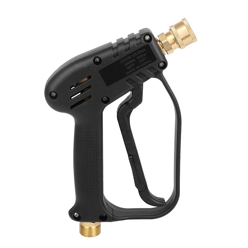 cciyu Short Pressure Washer Gun with M2214mm Inlet Stubby Pressure