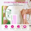80PCS Wax Strips for Face Hair Removal,Body Waxing Kit for