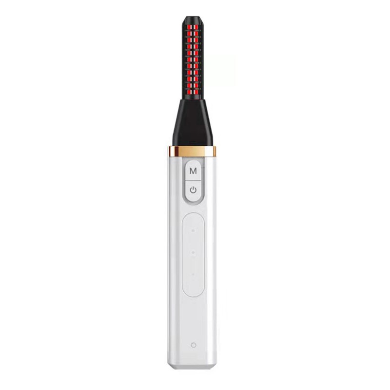 Heated Eyelash Curler Comb USB Rechargeable Electric Heated Eyelash Curler