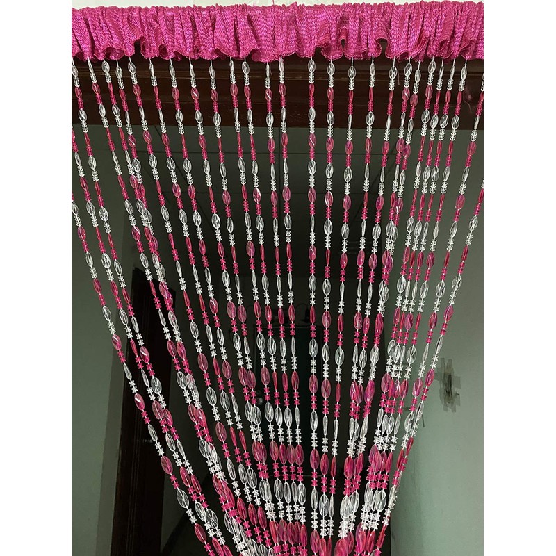 ZiDeTang Acrylic Beaded Door Curtain Décor Tassel Room Divider Curtain