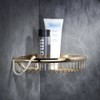 XINYU Bathroom Storage Gold Shower Corner Caddy Modern triangle Bath