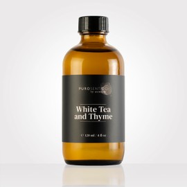 Puro Sentido by: Scentrade, White Tea ans Thyme Aroma Oil for Diffusers (120ml / 4 Fl Oz)