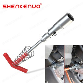 SHENKENUO T-Handle Universal Joint Spark Plug Socket Wrench 16mm Remover Installer Tool