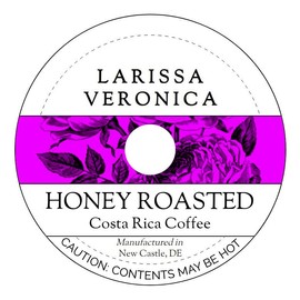 Honey Roasted Costa Rica Coffee (Single Serve K-Cup Pods) (Gourmet, Naturally Flavored, Whole Coffee Beans) (12 pods, ZIN: 573103)