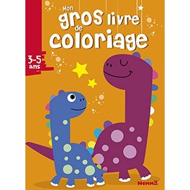 Mon gros livre de coloriage (Dinosaures) (3-5 ans)