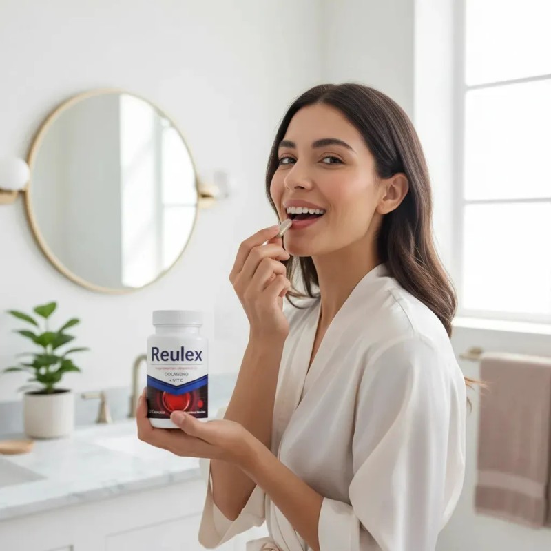 Reulex Frasco Cápsulas Colageno Msm Vitaminas Mas Sabor