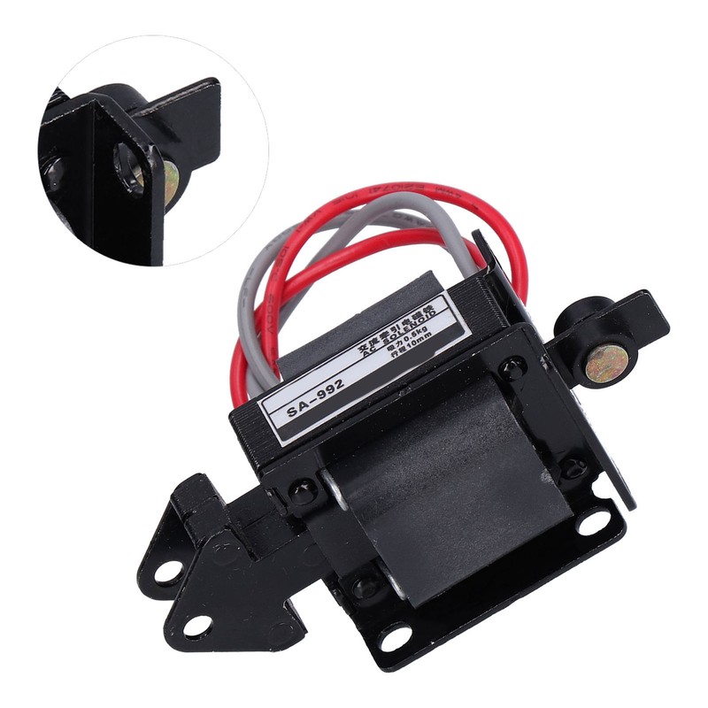 BERM Push Pull Electromagnet Traction Solenoid 0.5KG Suction 10mm Stroke