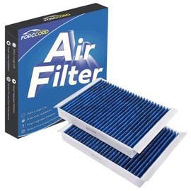 Forccord 2-Pack HEPA Cabin Air Filter Fits for Expedition F150 F250 SUPER DUTY F350 F450 F550 SUPER DUTY Navigator Activated Carbon Cabin Filter Replacement CP150 CF12150 Car Accessories