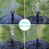 Solar Fountain Water Pump for Bird Bath, New Upgraded Mini