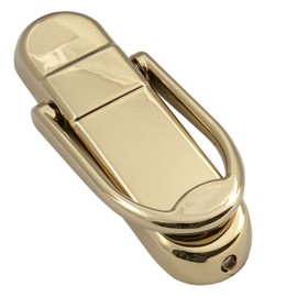 Avocet Affinity Door Knocker Contemporary Style for All Door Types (Without Viewer, PVD Gold)