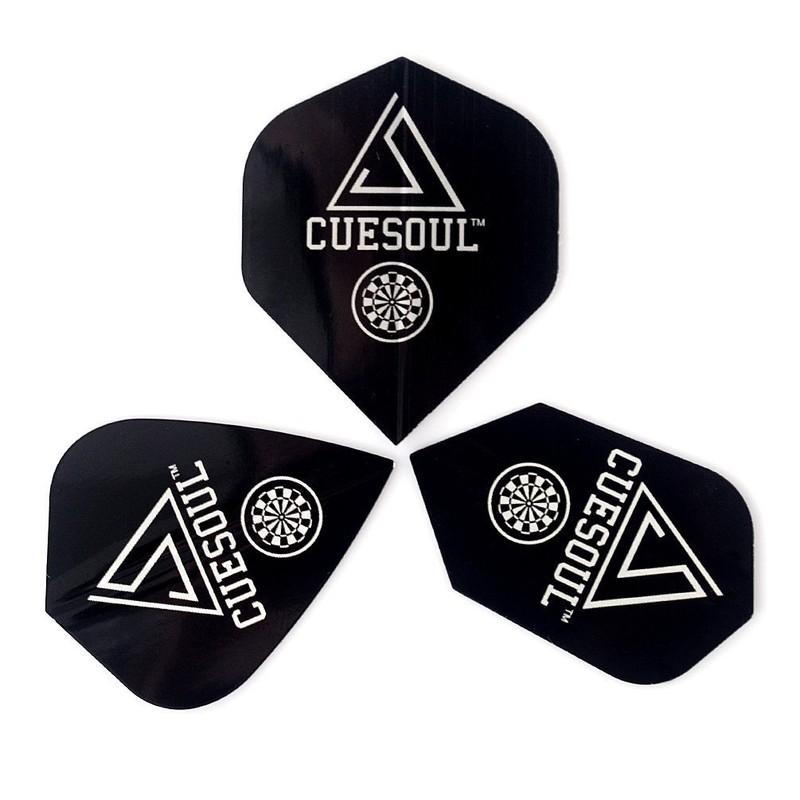 CUESOUL 95% Tungsten 26 Grams Tungsten Steel Tip Darts Set