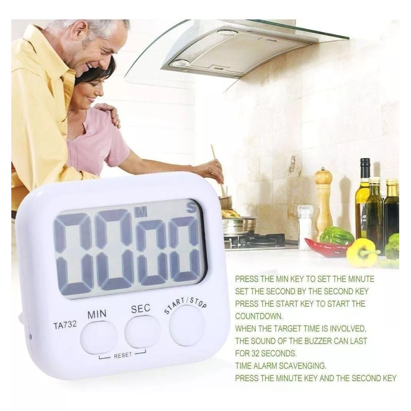 CL Timer Temporizador Digital Cuenta Regresiva Cronometro 100m