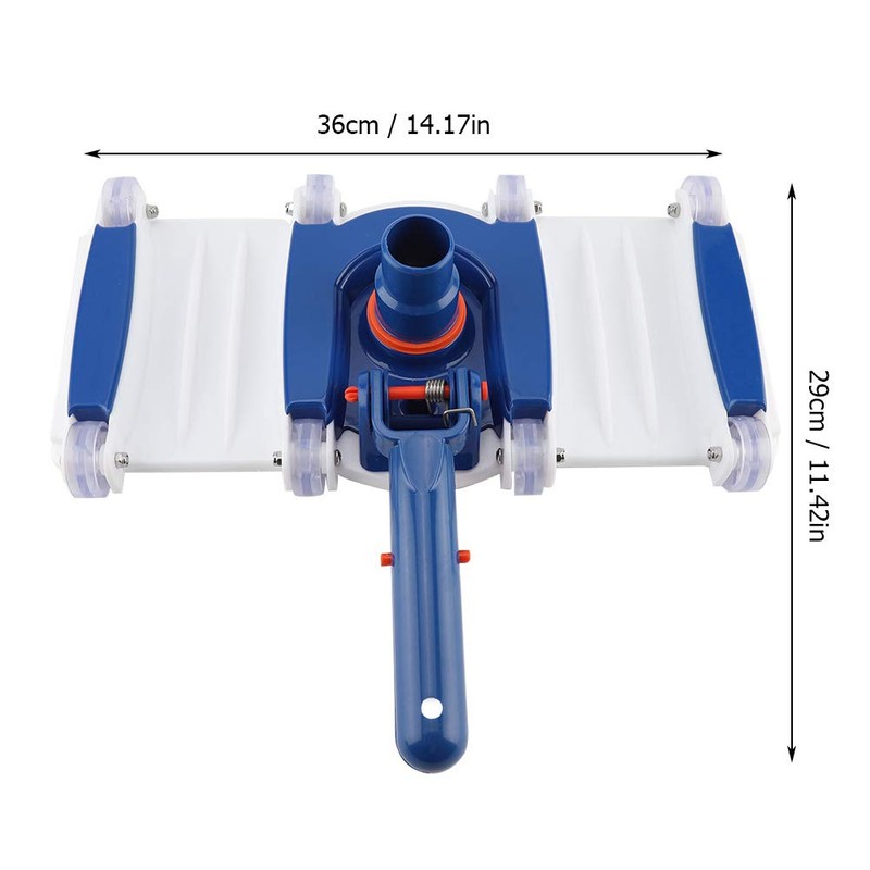 Heavy Duty Pool Vacuum Head, Fish Pond Pool Brushes, Pond