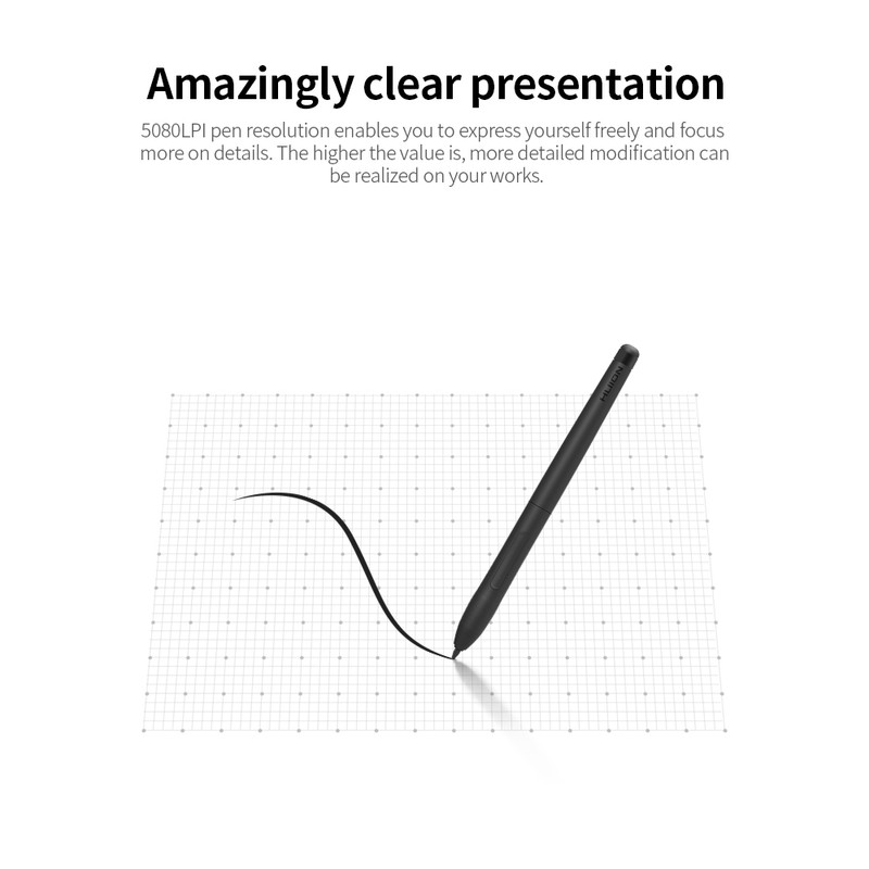 Huion H430P Graphics Tablet Drawing Tablet with 4096 Levels Pressure