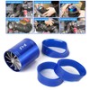 Air Intake Turbo Supercharger Dual Fan Gas Fuel Saver F1‑Z