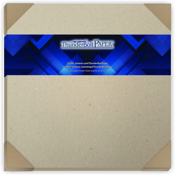 50 Sheets Chipboard 46pt (Point) 12 X 12 Inches Heavy