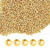 3mm Gold Spacer Beads for Jewellery Making, 2000 Pcs Gold