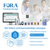 FORA Black Uric Acid Meter with 10 Test Strips +