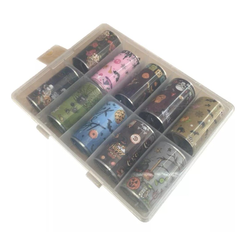 Kalanzi Foil Para Uñas Pack Con Diseño Mixto